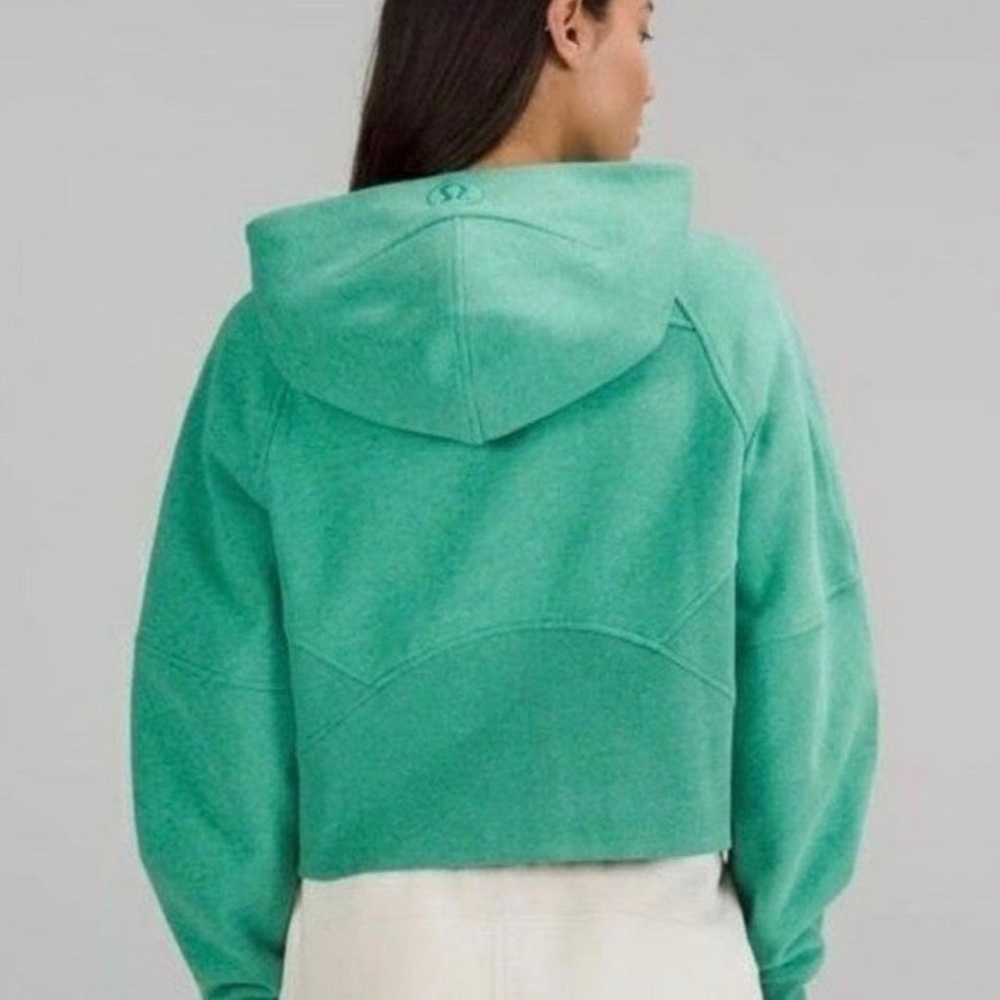 Lululemon Scuba Oversized 1/2 Zip Hoodie Heathered Maldives - Picture 3 of 10
